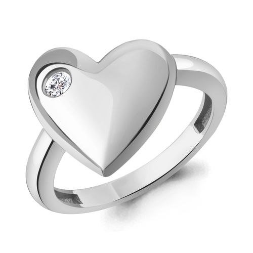 Сапфир каталог товаров Кольцо из серебра с фианитом