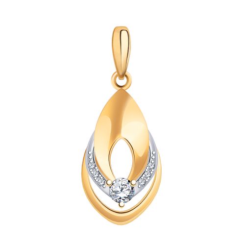 Сапфир каталог товаров Подвеска с фианитом