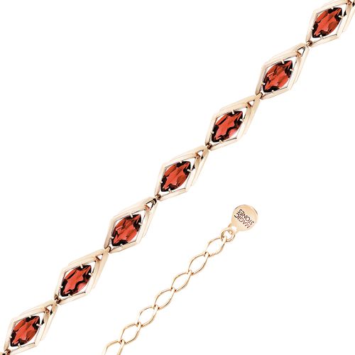 Сапфир каталог товаров Браслет женский из золота с гранатом