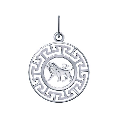 Сапфир каталог товаров Подвеска знак зодиака из серебра