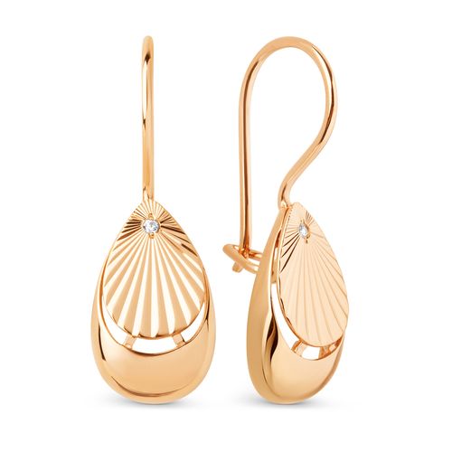 Сапфир каталог товаров Серьги детские из золота