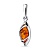 Сапфир каталог товаров Подвеска из серебра с янтарем