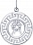 Сапфир каталог товаров Подвеска знак зодиака из серебра
