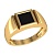 Сапфир каталог товаров Кольцо мужское из золота с ониксом